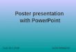 Poster presentation with PowerPoint Oulu 19.1.2016 Jouko Miettunen