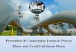 Prevention Of Catastrophic Events at Process Plants and Fossil Fuel Steam Plants