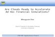 CISC 849 : Applications in Fintech Mengyuan Ren Dept of Computer & Information Sciences University of Delaware Are Clouds Ready to Accelerate Ad Hoc Financial