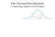 The Normal Distribution: Comparing Apples and Oranges