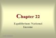 C hapter 22 Equilibrium National Income © 2002 South-Western