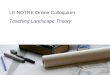 LE:NOTRE Online Colloquium Teaching Landscape Theory