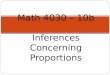 1 Math 4030 – 10b Inferences Concerning Proportions