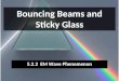 Bouncing Beams and Sticky Glass 5.2.2 EM Wave Phenomenon
