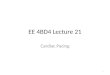 EE 4BD4 Lecture 21 Cardiac Pacing