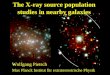 The X-ray source population studies in nearby galaxies Wolfgang Pietsch Max Planck Institut für extraterrestrische Physik