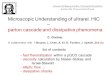 Microscopic Understanding of ultrarel. HIC – parton cascade and dissipative phenomena C. Greiner, Johann Wolfgang Goethe-Universität Frankfurt Institut
