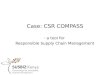 Case: CSR COMPASS - a tool for Responsible Supply Chain Management