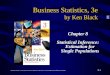 Business Statistics: Contemporary Decision Making, 3e, by Black. © 2001 South-Western/Thomson Learning 8-1 Business Statistics, 3e by Ken Black Chapter