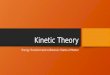 Kinetic Theory Energy Transformations Between States of Matter