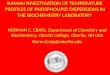 RAMAN INVESTIGATION OF TEMPERATURE PROFILES OF PHOSPHOLIPID DISPERSIONS IN THE BIOCHEMISTRY LABORATORY NORMAN C. CRAIG, Department of Chemistry and Biochemistry,