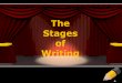 The Stages of Writing. The Stages of the Writing Process Stage 1 – Prewriting Stage 2 – Drafting Stage 3 – Revising Stage 4 – Proofreading Stage 5 – Final