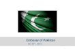 Embassy of Pakistan Oct 13th , 2015