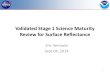1 Validated Stage 1 Science Maturity Review for Surface Reflectance Eric Vermote Sept 04, 2014
