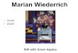 Marian Wiederrich Still with Green Apples Acrylic 24x36