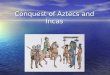 Conquest of Aztecs and Incas. What drove Spaniards to adventure onto the mainland of the Americas?