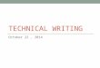 TECHNICAL WRITING October 22, 2014. With a partner Write simple step-by-step instructions for: - downloading Kakao Talk and - sending a Kakao Talk message