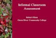 Informal Classroom Assessment Robert Filson Green River Community College