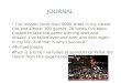 JOURNAL  Ive missed more than 9000 shots in my career. Ive lost almost 300 games. 26 times Ive been trusted to take the game winning shot and missed