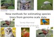 New methods for estimating species trees from genome-scale data Tandy Warnow The University of Illinois