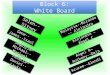 Block 6: White Board Block 6: White Board Selen-- Sitney Gene--James-- Isael SequiyiaMichael-- Marisol FeleciaDaniel-- Layla Malaysia--Miranda -- Alejandro