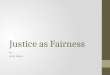 Justice as Fairness by John Rawls. Rawls looks at justice. Kants ethics and Utilitarianism are about right and wrong actions. For example: Is it ethical