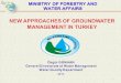 1. Outline 2 Pre-Harmonization Groundwater Management Perspectives EUs DirectivesWhy Are the New Approaches Needed? Turkeys Institutional Structure: