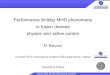 October 2008, MPI fϋr Plasmaphysik, Garching 1 Performance limiting MHD phenomena in fusion devices: physics and active control M. Baruzzo Consorzio RFX,