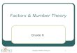 Factors  Number Theory