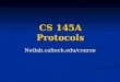 CS 145A Protocols  . Misc. Extension Extension Textbooks Textbooks