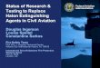 Federal Aviation Administration Status of Research  Testing to Replace Halon Extinguishing Agents in Civil Aviation Douglas Ingerson Louise Speitel Constantine
