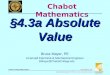 MTH55_Lec-17_sec_4-3a_Absolute_Value.ppt 1 Bruce Mayer, PE Chabot College Mathematics Bruce Mayer, PE Licensed Electrical  Mechanical