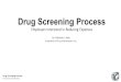 Drug Screening Process Employers Interested in Reducing Expenses By: Rebekah J. Near President of Orca Information, Inc. Drug Screening Process Presented