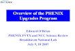 Overview of the PHENIX Upgrades Program Edward OBrien PHENIX FVTX and NCC Science Review Brookhaven National Lab July 9, 10 2007