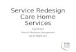 Service Redesign Care Home Services