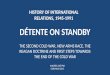 DTENTE ON STANDBY THE SECOND COLD WAR, NEW ARMS RACE, THE REAGAN DOCTRINE AND FIRST STEPS TOWARDS THE END OF THE COLD WAR ANDRS JO PhD CORVINUS 2015