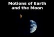 Motions of Earth and the Moon. The Moon Journal- Journal- Why doesnt the moon always look the same?