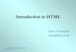 1999, COMPUTER SCIENCE, BUU Introduction to HTML Seree Chinodom