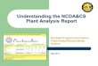 May 2010 Understanding the NCDACS Plant Analysis Report NCDACS Agronomic Division Plant/Waste/Solution/Media Section
