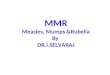 MMR Measles, Mumps &Rubella By DR.I.SELVARAJ. This PowerPoint presentation will be an additional resources…