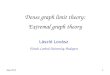 Dense graph limit theory: Extremal graph theory László Lovász Eötvös Loránd University, Budapest…
