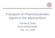 Transport of Pharmocokinetic Agent in the Myocardium Xianfeng Song Sima Setayeshgar Feb. 16, 2004
