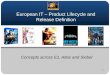 European IT – Product Lifecycle and Release Definition Concepts across E1, Atlas and Siebel 1