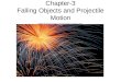 Chapter-3 Falling Objects and Projectile Motion. Overview Explore how objects move under the influence…