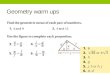 Geometry warm ups. 7-5 PROPORTIONS IN TRIANGLES Side-Splitter Theorem When two or more parallel lines…