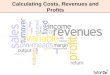 Calculating Costs, Revenues and Profits. LEARNING OUTCOMES By the end of the lesson I will be able to:…