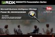RDX Insights Presentation - Microsoft Business Intelligence