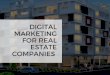 Digital Marketing For Real Estate Companies In India