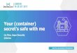 Container secrets talk from DevSecCon