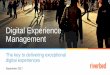 Digital Experience Management—The Key to Delivering Exceptional Digital Experiences